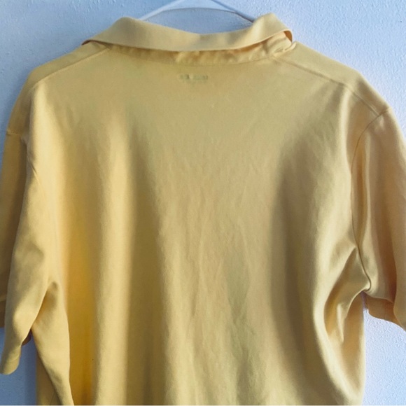 Lands End yellow polo shirt - Picture 7 of 9